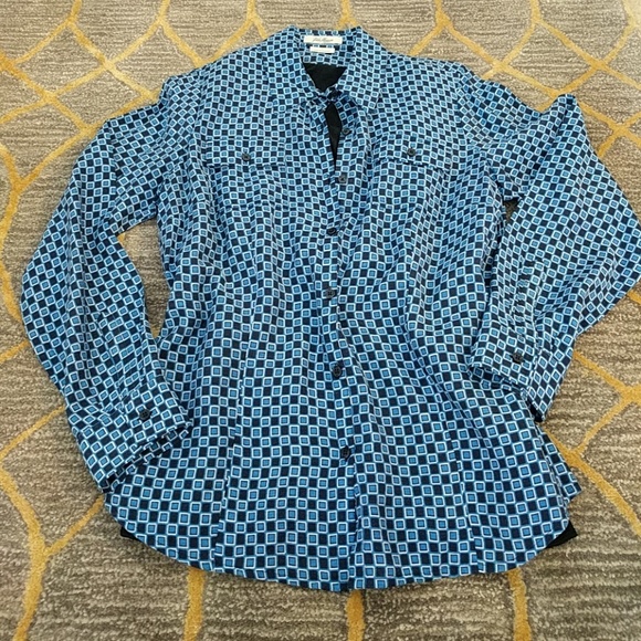 Van Heusen Tops - Van Huesen Woman's Blue Button Down